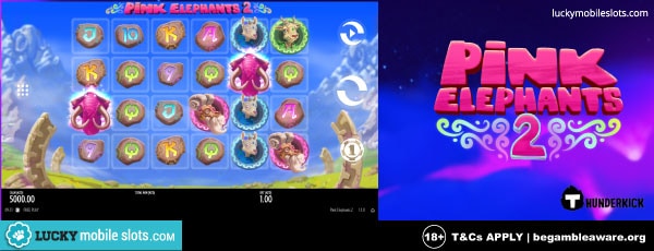 Thunderkick Pink Elephants 2 Slot Game