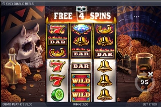Diablo Reels Slot Free Spins Bonus