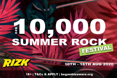 Play To Win In The Rizk Casino Rock Slots Festival