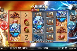 2 Gods Zeus vs Thor Slot Win Spins