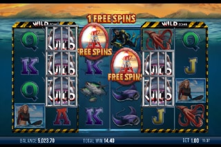 6 Wild Sharks Slot Free Spins Bonus