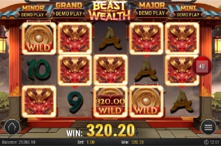 Beast of Wealth Slot Win