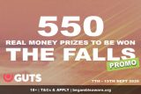 550 Real Money Prizes To Be Won At GUTS Casino