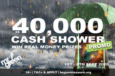 Enter The Mr Green Cash Shower In September