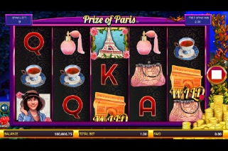 Prize of Paris Free Spins Win