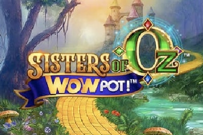 Sisters of Oz WowPot Mobile Slot Logo