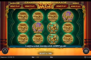 Temple of Wealth Jackpot Game
