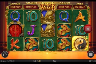 Temple of Wealth Mobile Slot Game