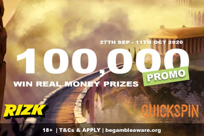 100K Quickspin Slot Tournaments - Win Real Money