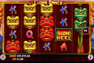 5 Lions Dance Mobile Slot Game