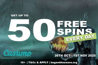 Get Your Casumo Free Spins Every Day This Week