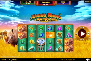 Raging Rhino Rampage Mobile Slot Game