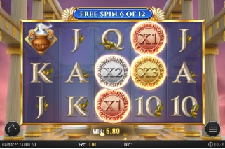 Rise of Athena Slot With Free Spins Multipliers