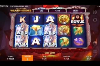 Titan Thunder Wrath of Hades Slot Free Spins