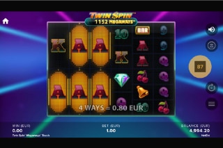 Twin Spin Megaways Slot Win