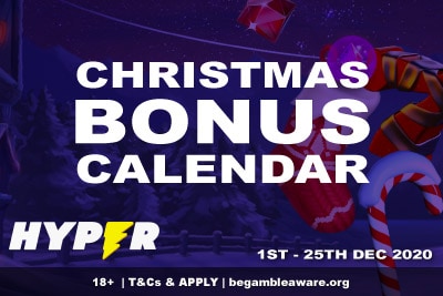 Hyper Casino Christmas Bonus Calendar