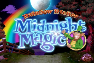 Rainbow Riches Midnight Magic Mobile Slot Logo