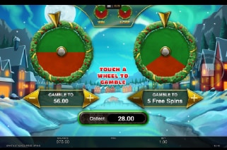Santa Stacked Free Spins Gamble Feature