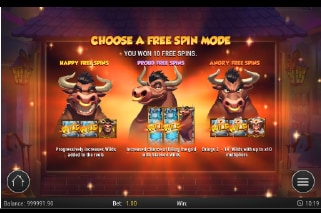 Bull In A China Shop Free Spins