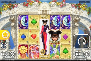 Harlequin Carnival Mobile Slot Game