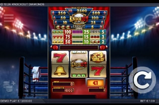 Knockout Diamonds Mobile Slot Game