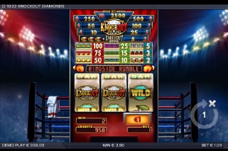 Knockout Diamonds Slot With Wilds
