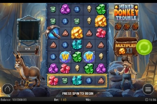 Miner Donkey Trouble Mobile Slot Game