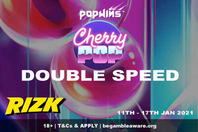Get Double Speed Loyalty Points On CherryPop Slot at Rizk Casino