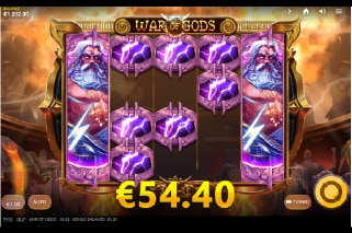 War of Gods Slot Bonus Win