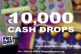 Win Real Cash In The Exclusive Casino Friday Casino Cash Drops