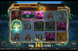 Lord Merlin and the Lady of the Lake Free Spins