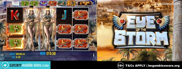 Eye of the Storm Slot Machine With Wild Reels