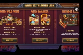 Bandits Thunder Link Bonus Select