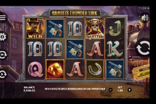 Bandits Thunder Link Mobile Slot Game