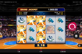 Basketball Star On Fire Wilds