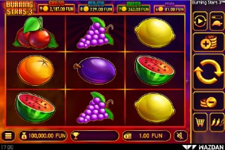 Burning Stars 3 Mobile Slot Game