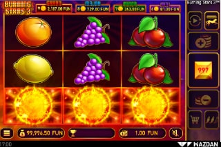Burning Stars 3 Mobile Slot Win