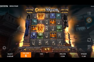 Crown of Valor Free Spins Bonus