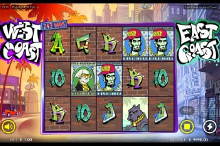East Coast vs West Coast Mobile Slot Game