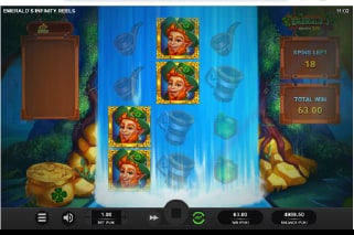 Emeralds Infinity Reels Bonus Game