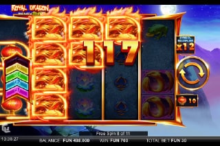 Royal Dragon Infinity Reels Slot Win