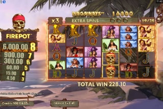 8 Golden Skulls Megaways Free Spins Bonus