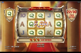 Book of King Arthur Slot Bonus Win