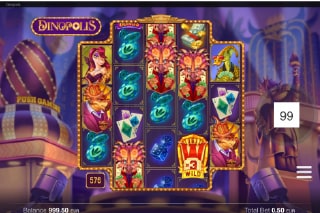 Dinopolis Mobile Slot Game