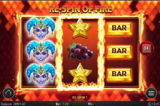Fire Joker Freeze Slot Re-Spin of Fire