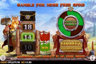 Power of Thor Megaways Free Spins Gamble