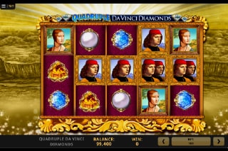 Quadruple Da Vinci Diamonds Slot Game