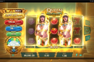 Queen of Alexandria WowPot Slot Wild Respin