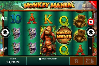 Monkey Mania Mobile Slot Game