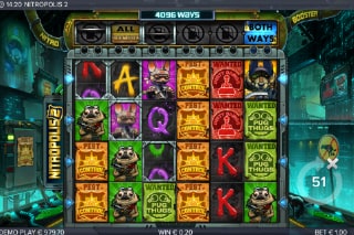 Nitropolis 2 Mobile Slot Game